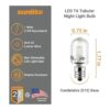 Sunlite Bombilla de 1 W equivalente a 10 W base de_2