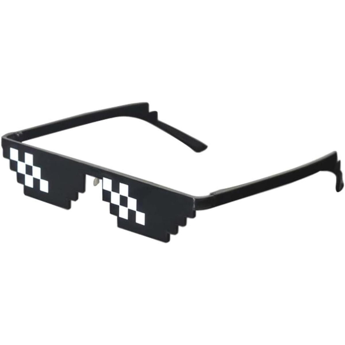 Anteojos de sol pixelados para fiesta Thug Life