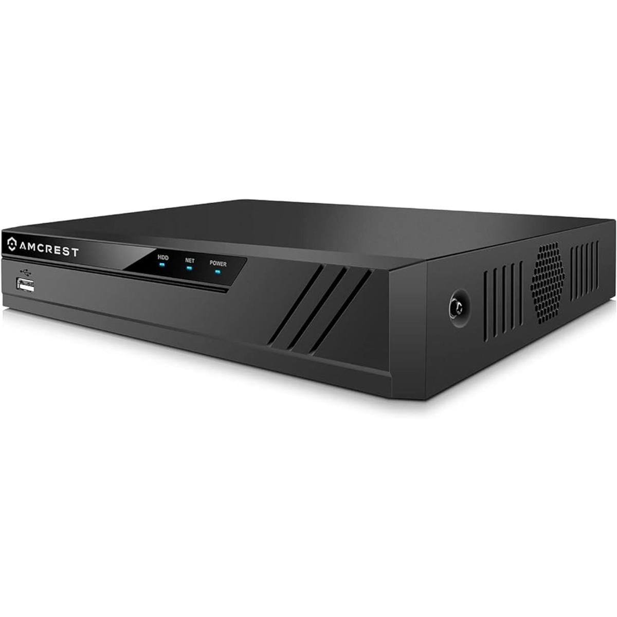 Amcrest NV4108EA2 4K 8CH POE NVR 1080p3MP4MP5MP8MP
