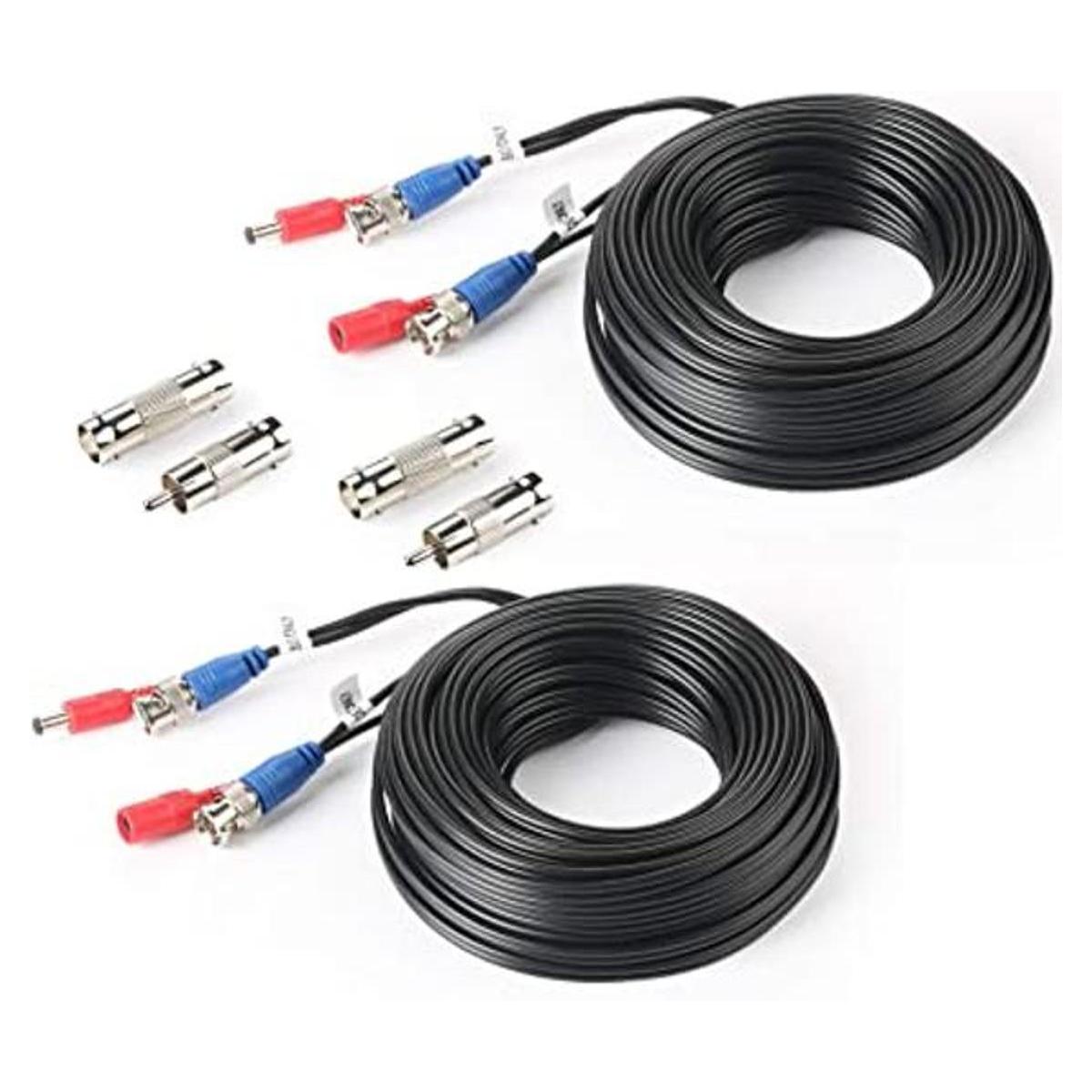 SHD Paquete de 2 cables de alimentación BNC Vedio