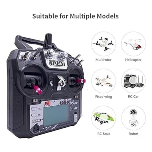 Flysky FSi6X Control remoto transmisor de 610 canales_5