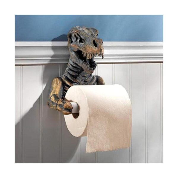 Design Toscano JQ9551 T. Rex Soporte de papel higiénico_5