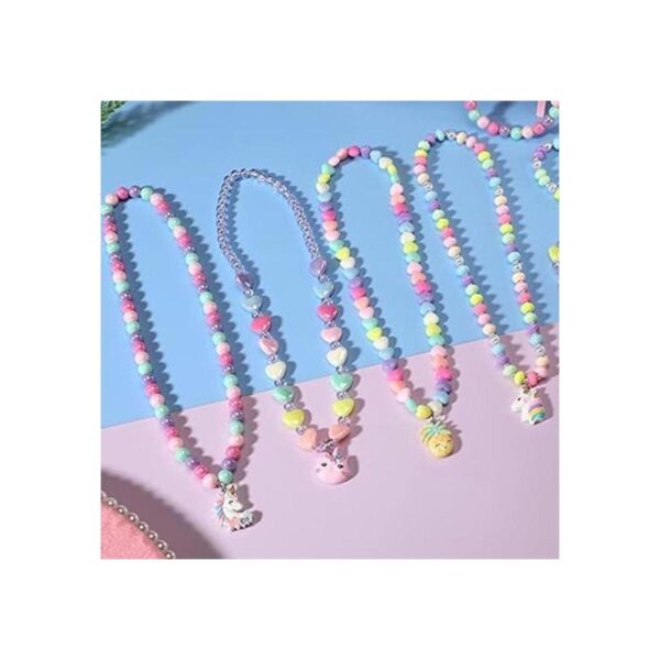 PinkSheep Juego de joyas con cuentas y pulsera de cuentas_3