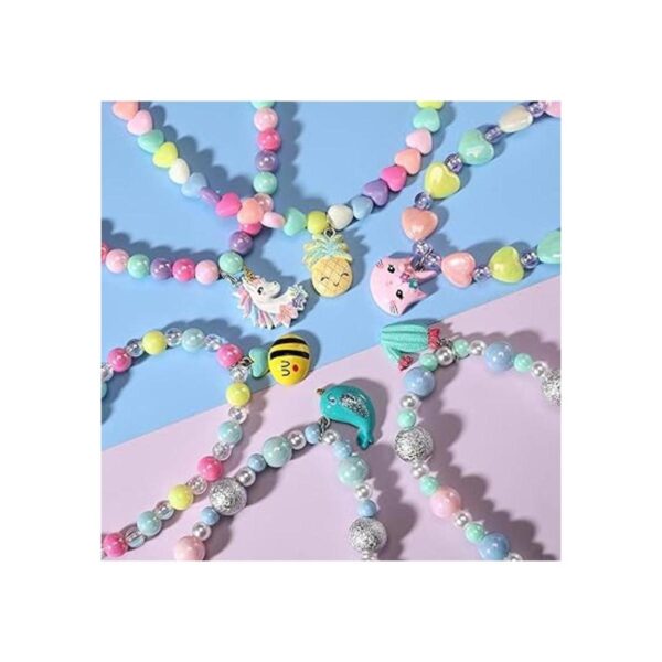 PinkSheep Juego de joyas con cuentas y pulsera de cuentas_2