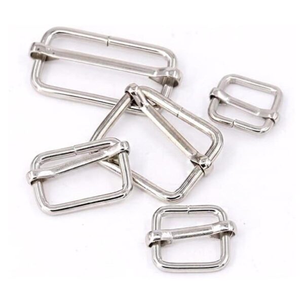 Swpeet 100 piezas de metal rectángulo ajustable de_6