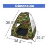 Tienda de campaña militar de camuflaje Casa de juegos