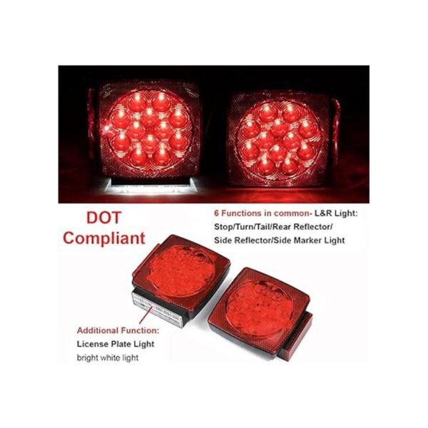 CZC AUTO Luces LED sumergibles para remolque izquierda y_3