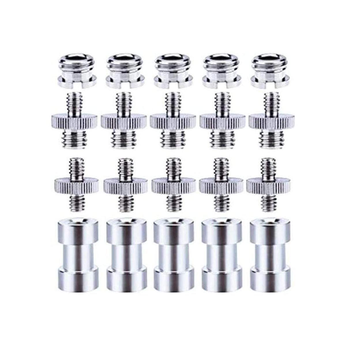 Sunmns Juego de adaptador de tornillos roscados