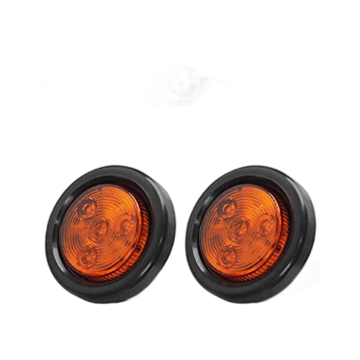 Partsam 2 remolques de luz LED ámbar de 2 pulgadas