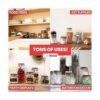 EatNeat Juego de 5 recipientes de cocina de vidrio_4