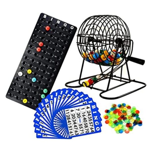 Regal Games Juego de bingo de lujo incluye jaula de_1