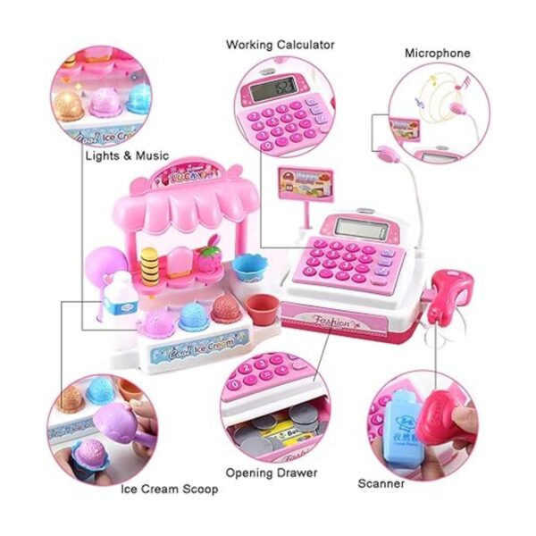 Liberty Imports Mini caja registradora con postres de_2