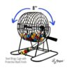 Regal Games Juego de bingo de lujo incluye jaula de_5