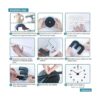 Mintime Reloj de pared moderno sin marco para bricolaje