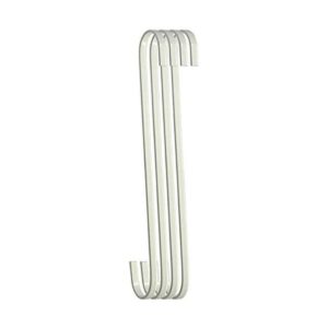 Ruiling 4Pack acabado blanco para colgar de acero plano_1