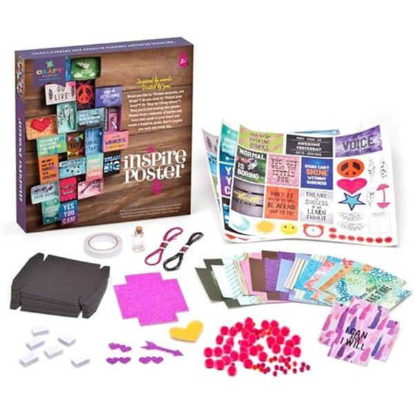Crafttastic Kit de póster inspirador diseña un póster_2
