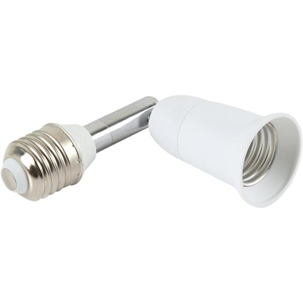 Electop Extensor de enchufe de luz de 90 grados de flexión