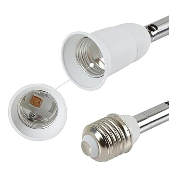 Electop Extensor de enchufe de luz de 90 grados de flexión