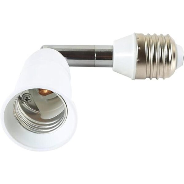 Electop Extensor de enchufe de luz de 90 grados de flexión