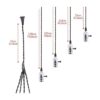 Swpeet Cable de luz colgante vintage con 4 tomas de luz_2