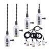 Swpeet Cable de luz colgante vintage con 4 tomas de luz_1