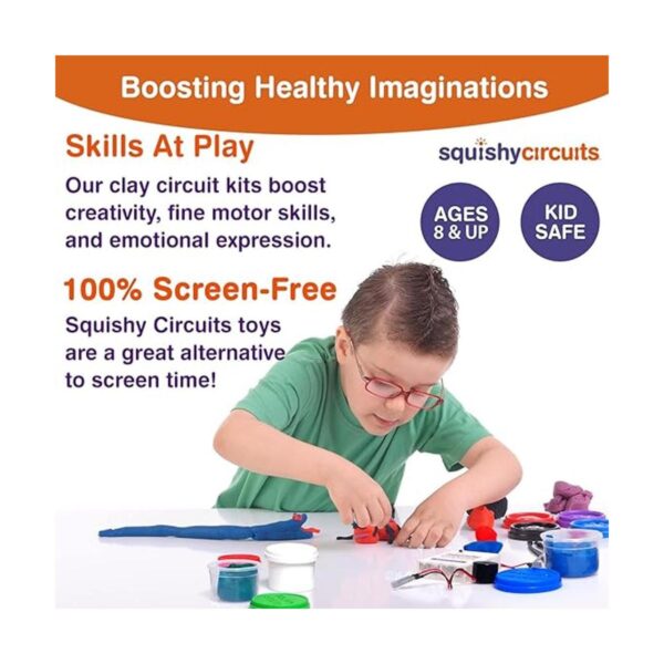 Squishy Circuits Kit de circuito eléctrico para niños_5