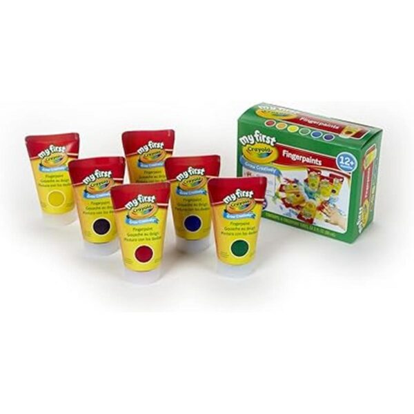 Crayola Pinturas lavables para dedos paquete de 6_2
