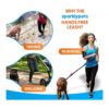 SparklyPets Correa de perro manos libres para perros_3