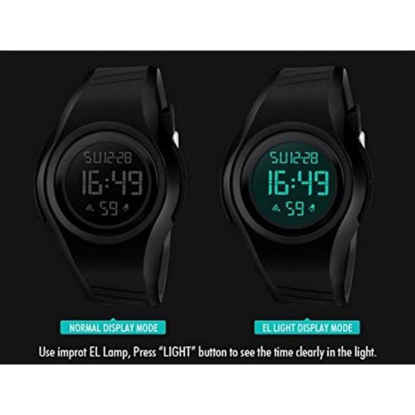 Mastop Reloj deportivo digital con cronómetro impermeable_3