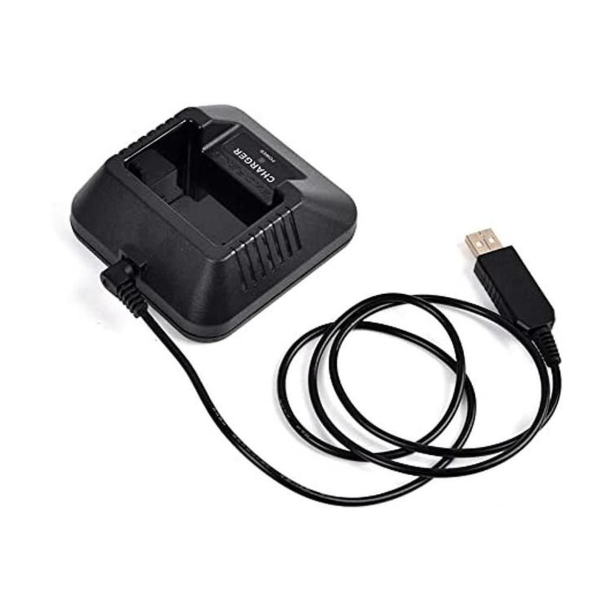 Cargador de batería de escritorio para radio bidireccional