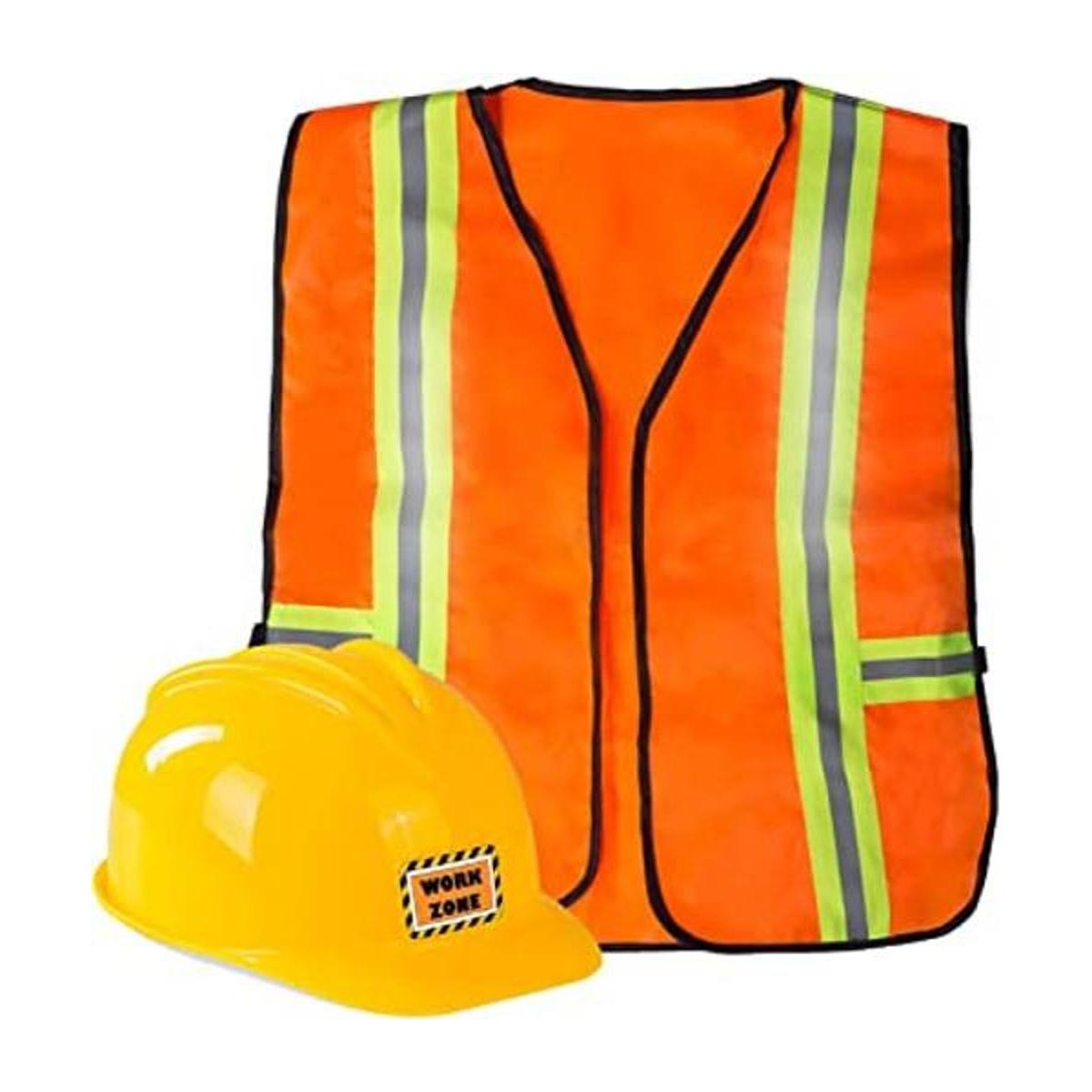 Funny Party Hats Disfraz de trabajador de la construcción
