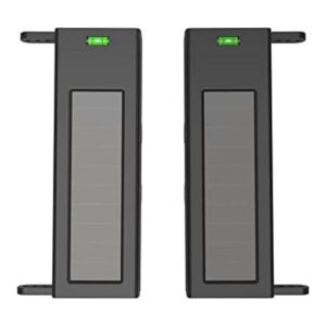HTZSAFE Sensor fotoeléctrico solar inalámbrico de 2 haces_1