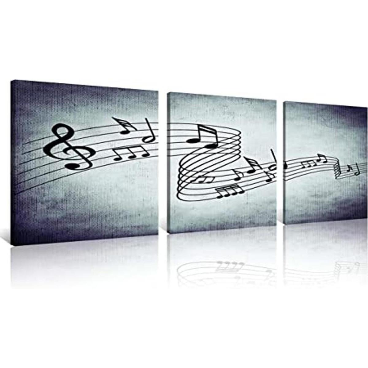NAN Wind Carteles de música moderna que golpean notas