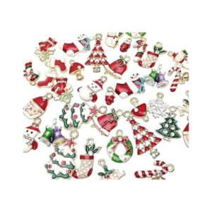 Libiline 38 dijes de Navidad para collares pulseras_1