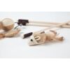 LukPaw Juego de juguetes para gatos y gatitos de sisal