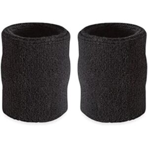 Suddora 4 Inch Arm Sweatbands Thick Cotton Armbands for_1