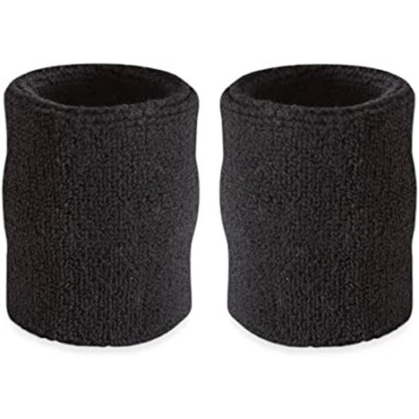 Suddora 4 Inch Arm Sweatbands Thick Cotton Armbands for_1