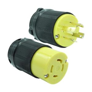 JourneymanPro Set de conector y enchufe 30 Amp. NEMA