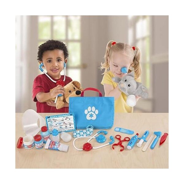 Melissa Doug Examine Treat Pet Vet Play Set Juego de_3