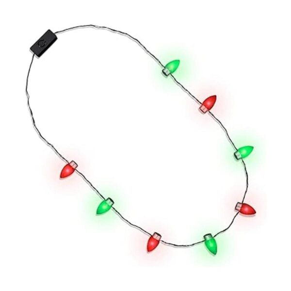 Cadena de luz LED verde y rojo con luz LED_4
