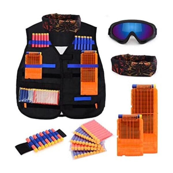 Forliver Kit de chaleco táctico para niños para s Nerf