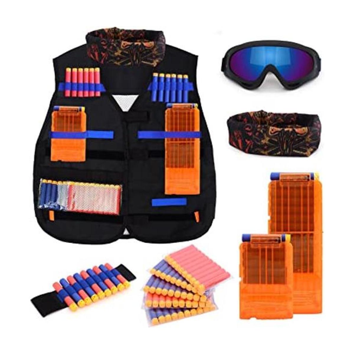 Forliver Kit de chaleco táctico para niños para s Nerf