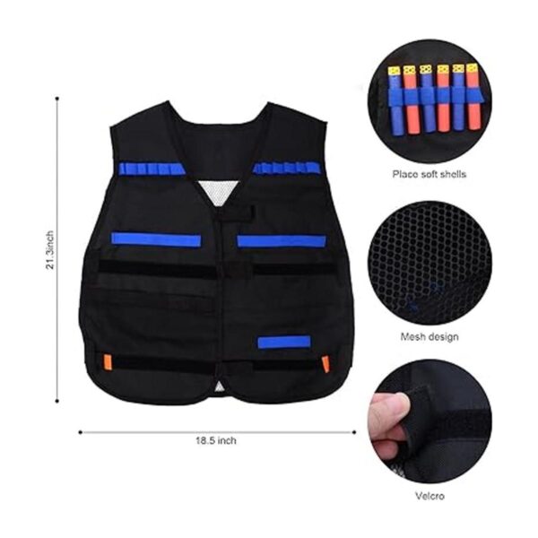 Forliver Kit de chaleco táctico para niños para s Nerf