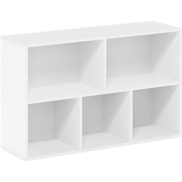 Furinno Luder Estantería para libros 5 cubos color blanco_3