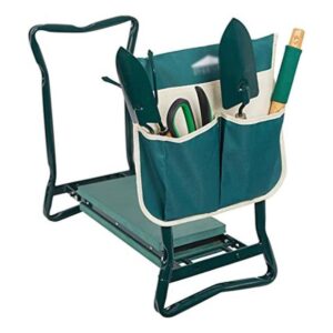 Livebest Taburete plegable de jardín con almohadilla de