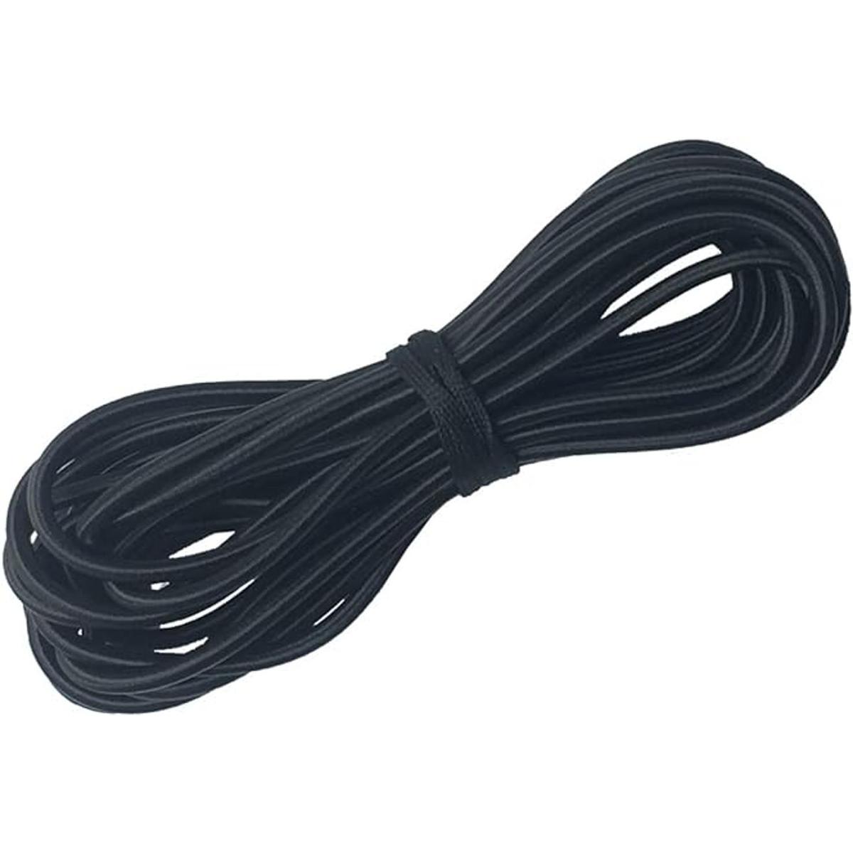 Cuerda elástica para impacto Negro