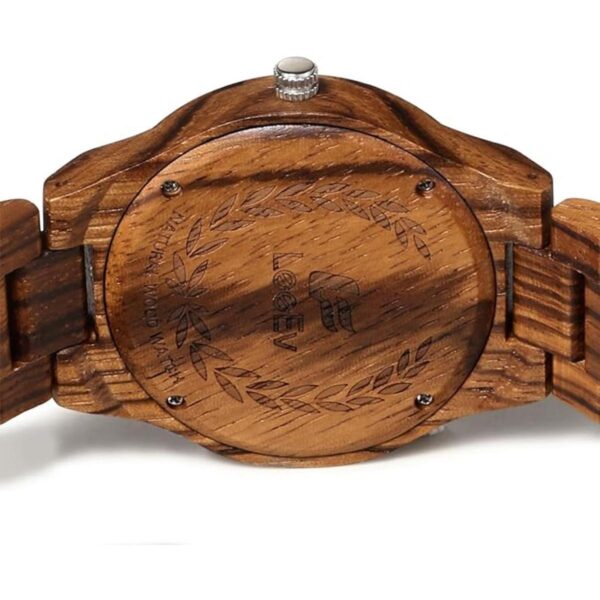 LeeEv Reloj de madera para hombre reloj de madera de_4