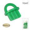 Myard Accesorios para macetas de madera maciza DJS6.4 20pk