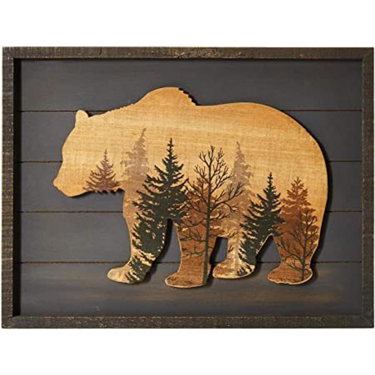 NIKKY HOME Bonito bosque de oso en el bosque impresiones