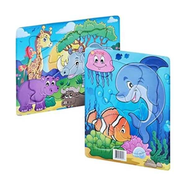 Just Smarty Juego de 2 rompecabezas preescolares para_1